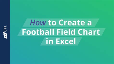 how to create a football field chart in excel